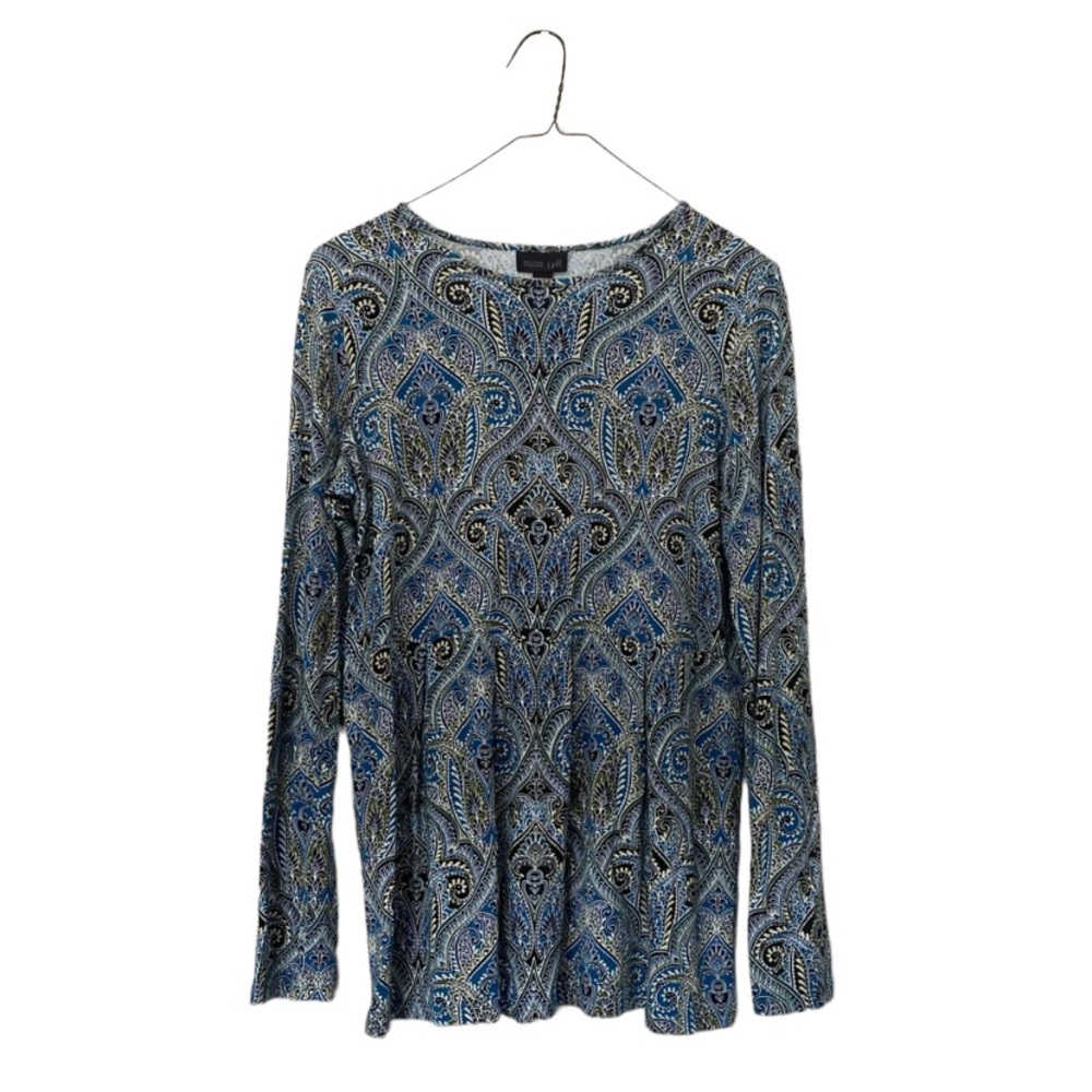 J Jill wearever stretch Jersey long sleeve top